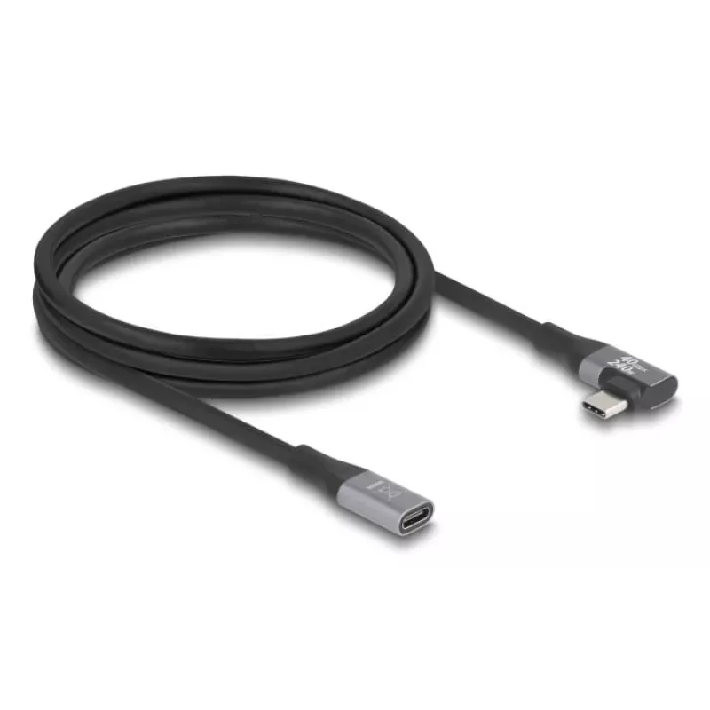 Cabo USB DeLOCK 81148 2m USB-C preto 20 Gbit/s