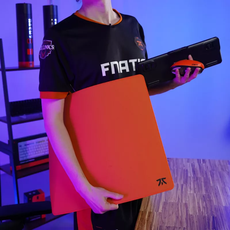 Tapete de rato gaming Fnatic DASH2 MAX laranja