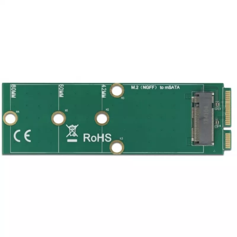 DeLOCK - Adaptador de interface - M.2 - Cartão M.2 - mSATA (64109)