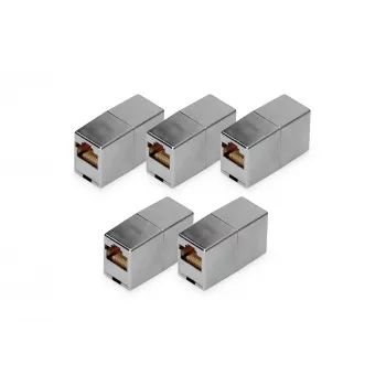 Acoplador modular RJ45 Digitus DN-93901-5 5 unid. dourado prateado