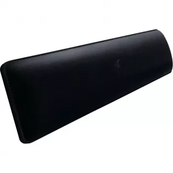 Repouso de pulso Razer RC21-01710100-R3M1 — couro sintético, espuma com memória, 356 mm × 8,9 mm, preto