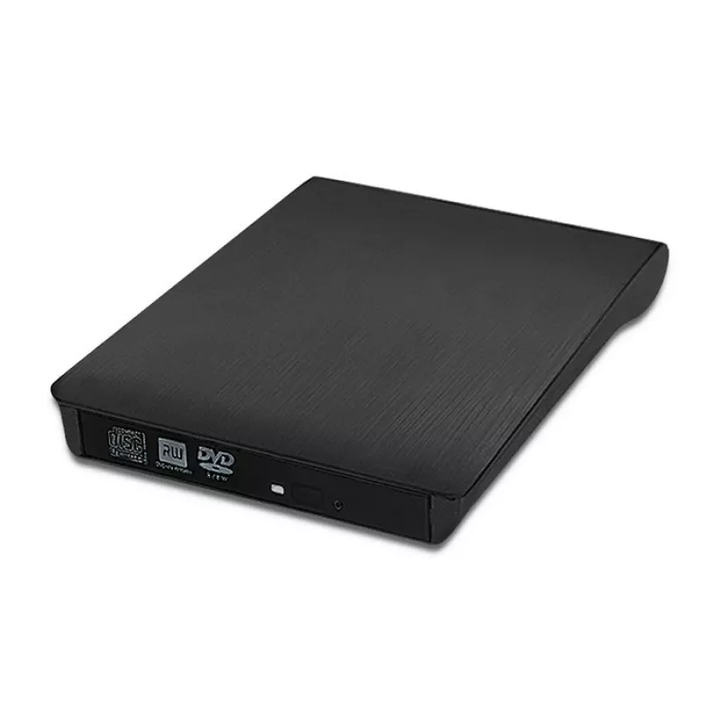 Caixa externa para unidade ótica CD/DVD SATA, USB 3.0, 9,5 mm