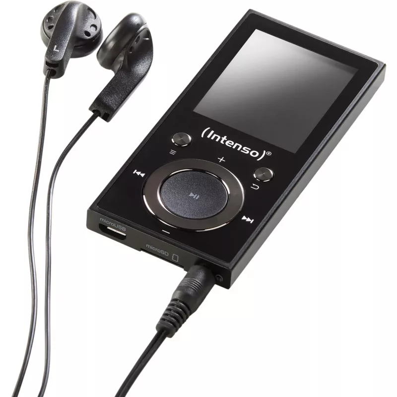 Leitor MP3 16GB PRETO/3717470 Intenso