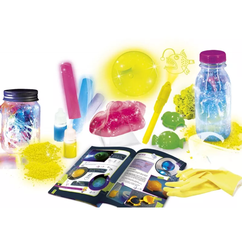 Conjunto educativo Liscianigiochi Im A Genius O laboratório da escuridão 304-PL83879 (caixa de ciências)