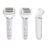 Depiladora Panasonic ES-EY30A – 60 pinças, 3 velocidades, molhado e seco, a pilhas, branco/lilás