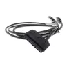 Cabo eSATA Akasa Flexstor para HDD e SSD SATA de 6,40 cm (2.5) (AK-CBSA03-80BK)