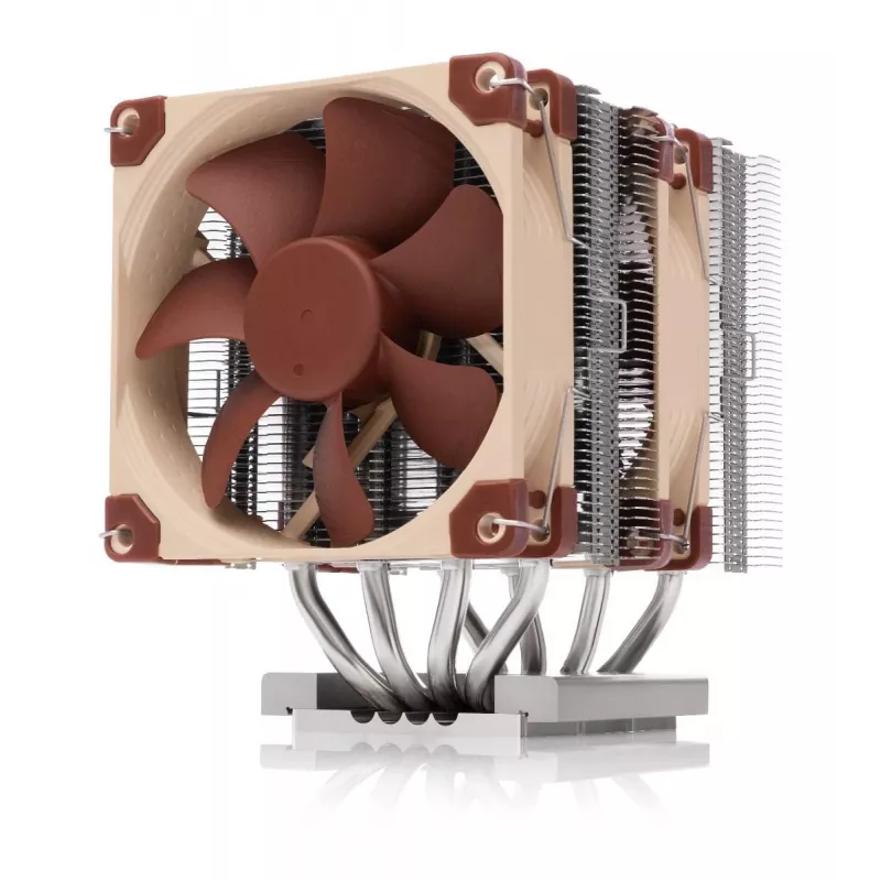 Arrefecedor de ar Noctua NH-D9 TR5-SP6 4U — arrefecedor de CPU de 92 mm com ventoinha dupla para sTR5, aletas de alumínio, base de cobre, 2500 rpm