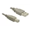 Cabo USB DeLOCK 82216 USB 2.0 3 m USB A USB B cinzento