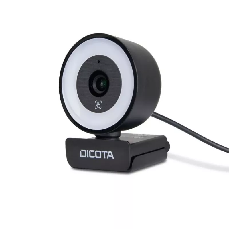 Webcam DICOTA D32066 5 MP 2592 x 1944 píxeis USB 2.0 preta