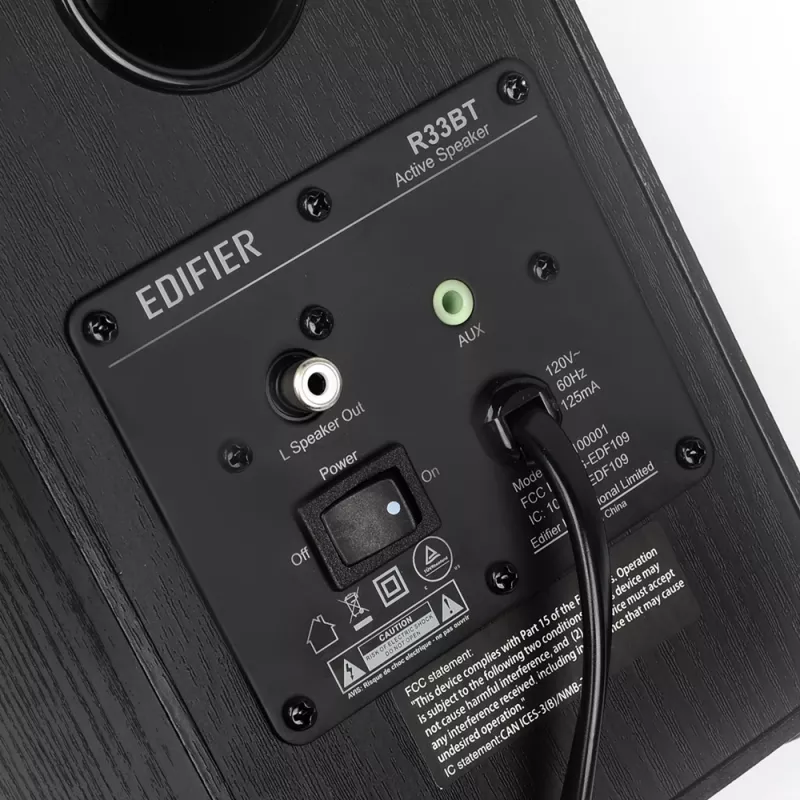 Coluna Edifier R33BT preta com fios e sem fios 10 W