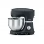 Robot de cozinha Severin KM 3898 1000 W 5,5 L preto aço escovado prateado