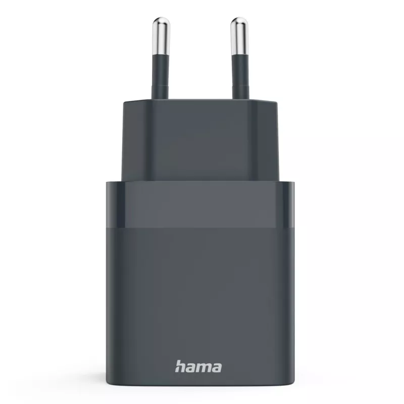 Hama 00086442 carregador para dispositivos móveis smartphone cinzento AC carregamento rápido interior