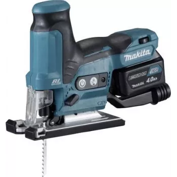 Serra de vaivém a bateria JV102DSMJ 10,8 Volt azul preto 2x bateria de iões de lítio 4,0 Ah