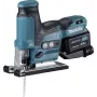 Serra de vaivém a bateria JV102DSMJ 10,8 Volt azul preto 2x bateria de iões de lítio 4,0 Ah