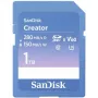 Cartão de memória SanDisk Creator SD UHS-II, 1 TB, azul, SDSDXEP-1T00-GNCIS