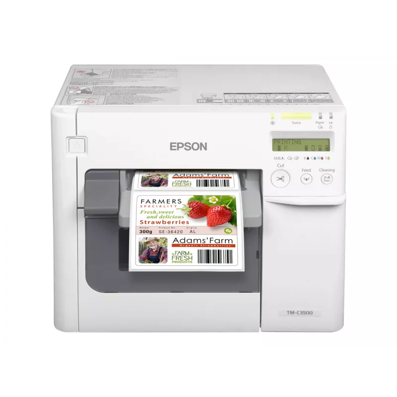 Epson TM-C3500 Impressora de etiquetas jato de tinta cor 720 x 360 DPI 103 mm/s com fios Ethernet LAN