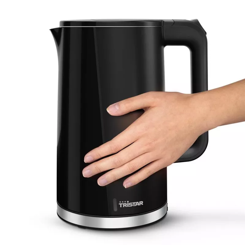 Chaleira elétrica Tristar 1,7 l 2200 W preta