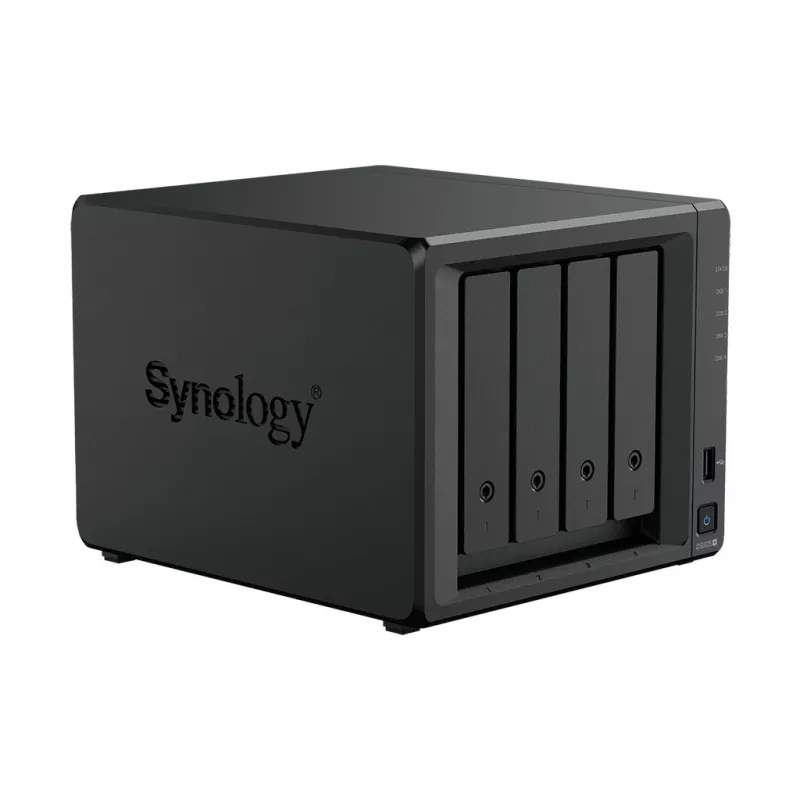Synology DiskStation DS925+ NAS/Servidor de armazenamento Ryzen Embedded V1500B 4 GB DDR4 0 TB Preto