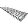 Teclado CHERRY KC 6000 fino FOR MAC Escritório USB QWERTZ Alemão Prateado