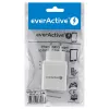 everActive SC-300 carregador de rede para telemóvel 3x USB 3,4A, branco