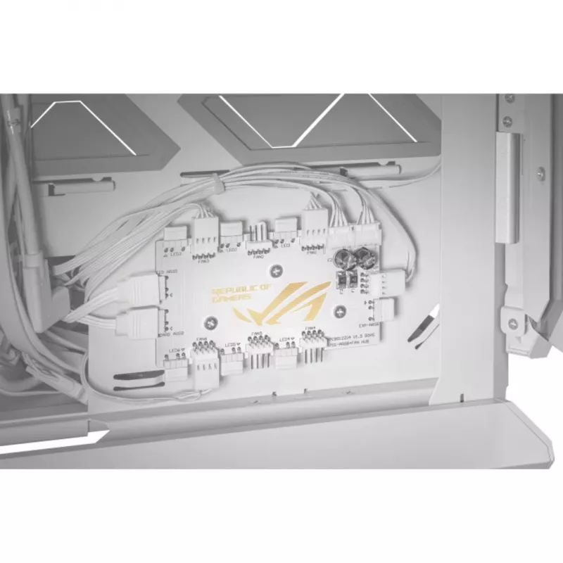 ASUS ROG GR701 Hyperion White, PC, Branco, ATX, EATX, micro ATX, Mini-ITX, Alumínio, Multi, Frontal