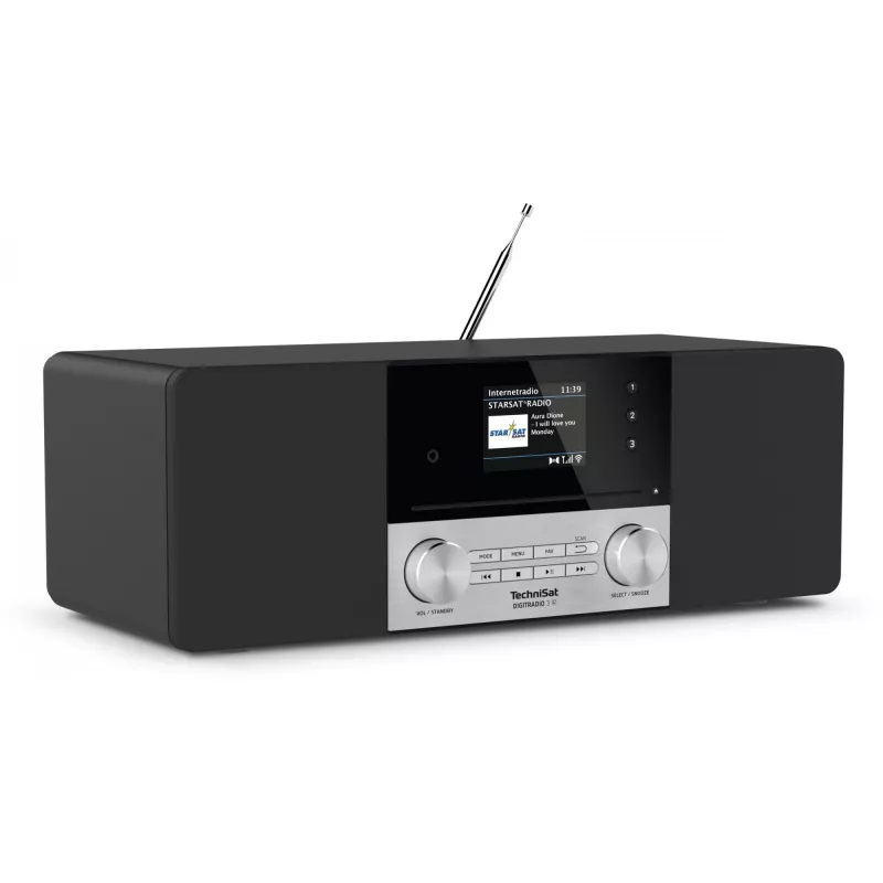 Rádio portátil TechniSat DigitRadio 3 IR digital DAB FM 20W