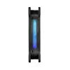 Thermaltake Riing 14 LED 256 Color CL-F043-PL14SW-B ventoinhas para caixa 140 mm, pack de 3, 600–1400 rpm, 4 pinos