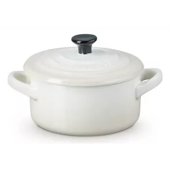 Le Creuset 71901107160100 Mini Dutch Oven, 0,25 L, branco