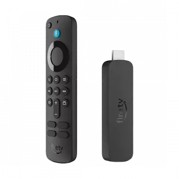 Leitor de streaming Amazon Fire TV Stick 4K — Fire OS, 8 GB, 4K UHD, Dolby Vision, HDR10+, HDMI 2.1, Bluetooth 5.2, Wi-Fi