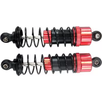 Amewi amortecedor traseiro - suporte de amortecedor - preto - vermelho (012-14500B)