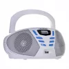 Aparelhagem estéreo portátil Blaupunkt BB7-WH, digital 2,4 W FM, cinzento, reprodução MP3