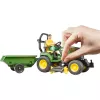 Bruder bworld John Deere corta-relva de assento, veículo de brincar em miniatura