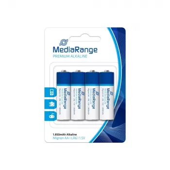 Pilha alcalina AA 1,5 V/4 unid. MRBAT104 Mediarange