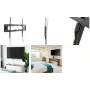 Logilink - Kit de fixação - para TV - inclinável, ajustável horizontalmente, 50 kg - bloqueável - aço - preto - tamanho do ecrã: 127-251 cm (50-99) - W