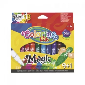 Marcadores mágicos de mudança de cor Colorino Kids 9 + 1 cores