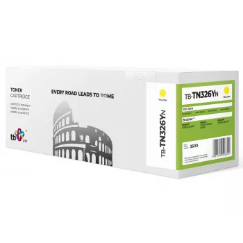 Toner para Brother TN326 Y TB-TN325YN YE 100% novo