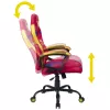 Cadeira gaming para PC Subsonic SA5573-W1 assento acolchoado azul vermelho amarelo