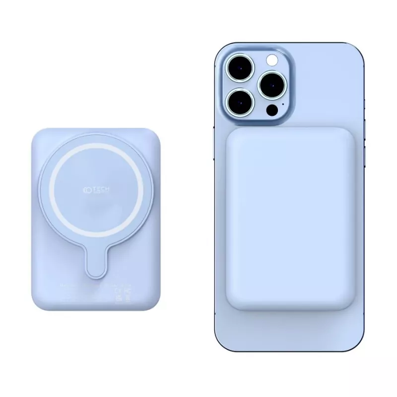 Powerbank portátil TECH-PROTECT PB10 LIFEMAG 5000mAh azul