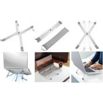 Suporte para portátil LogiLink AA0166 alumínio dobrável para 10–16 polegadas