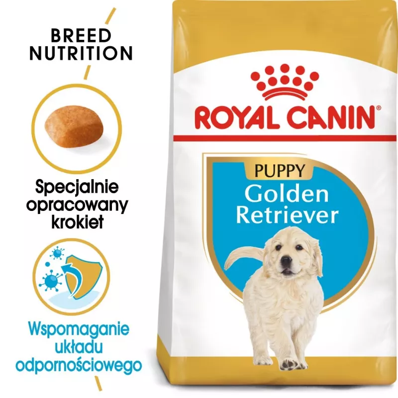 Royal Canin Golden Retriever Puppy ração seca para cães, 12 kg