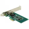 DeLock placa PCI Express > 1 x Gigabit LAN - adaptador de rede - PCIe 2.1 Low-Profile - Gigabit Ethernet