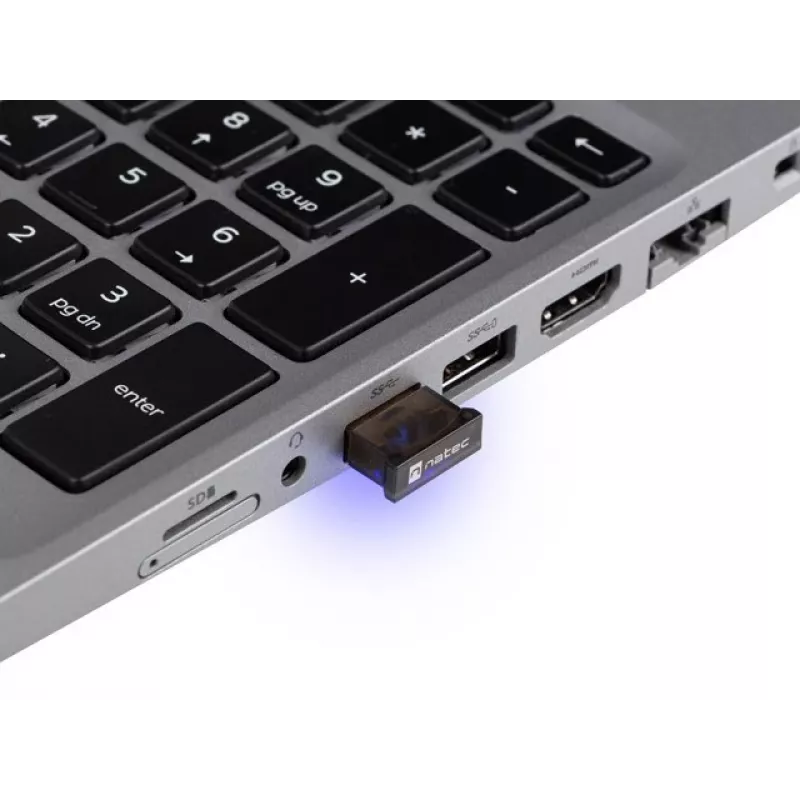 Natec Fly NBD-2003 adaptador USB Bluetooth 5.0 nano, classe II