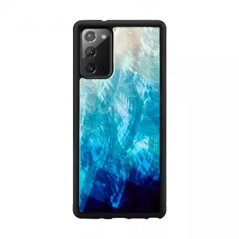 Capa de proteção iKins para Samsung Galaxy Note 20 — Blue Lake e preto, capa fina