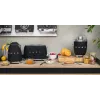 Torradeira Smeg 50's Style TSF01BLMEU 2 fatias preto aço inoxidável