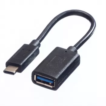 Adaptador de cabo USB 3.1 C-A M/F 0,15 m VALUE 11.99.9030