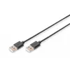 Cabo de ligação USB Assmann, Type-A M/M, 3,0 m, compatível com USB 2.0, UL, preto (AK-300100-030-S)