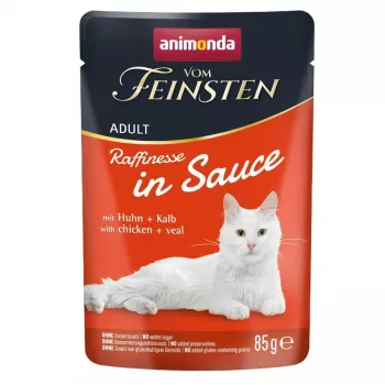 ANIMONDA VF Raffinesse em molho com frango+vitela 85g