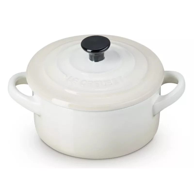 Le Creuset 71901107160100 Mini Dutch Oven, 0,25 L, branco