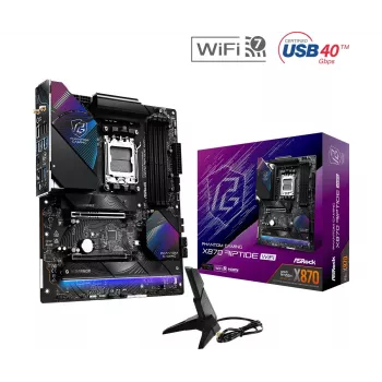 Motherboard ASRock X870 Riptide WiFi — ATX, AMD X870, Socket AM5, DDR5, 4 DIMM, 256 GB, Wi-Fi 7, 2,5GbE