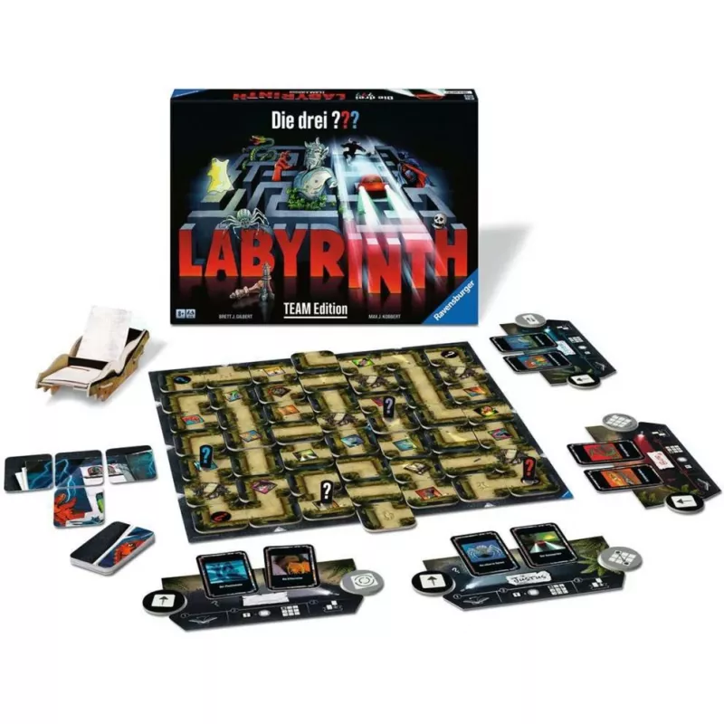 Die drei Labyrinth - Edição de equipa, jogo de tabuleiro